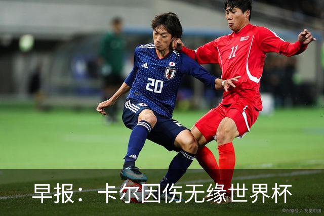 早报：卡尔因伤无缘世界杯
